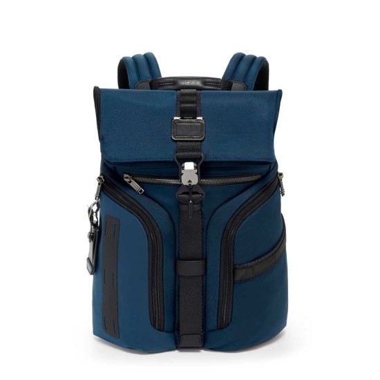 Logistics Alpha Bravo Flap Backpack - Tumi Colour: petrol blue